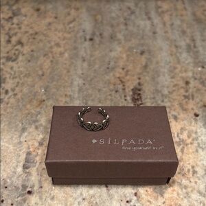 Silpada kids heart Silver Ring